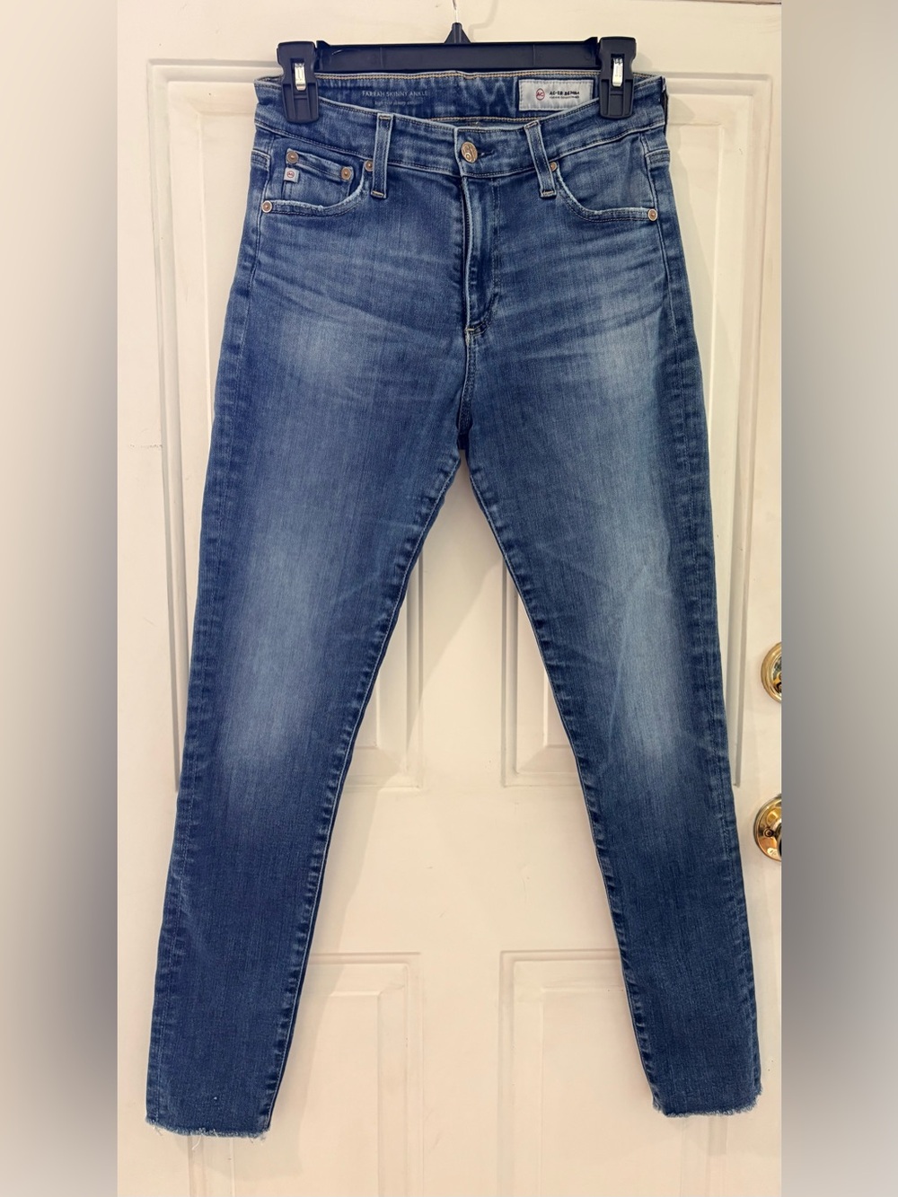 AG Adriano Goldschmied Medium Blue Skinny Jeans